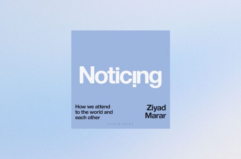 NOTICING by Ziyad Marar